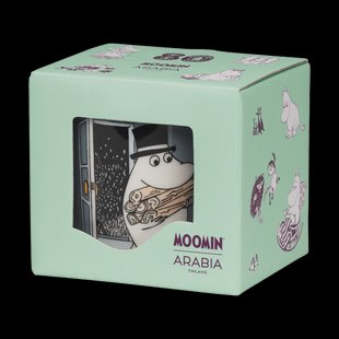 Moomin Arabia Muminpappa muminmok 80-jarig jubileum 30 cl