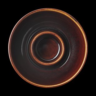 Arabia Kirnu waxinehouder Ø11x5 cm Bruin