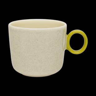 Iittala Play mok gestippeld 35 cl ivoor-olijf