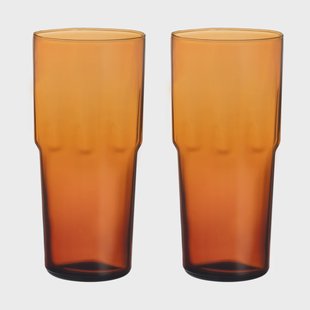 Iittala Solare drinkglas hoog 39 cl 2-pack Koperkleurig