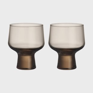 Iittala Solare glas op voet 29 cl 2-pack Linnen