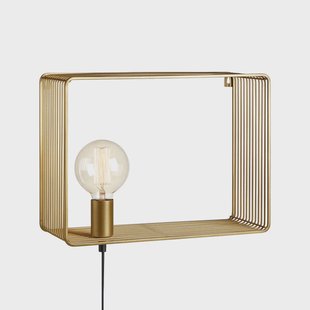 Shelf wandlamp, goudkleurig, metaal Markslöjd - Woonkamer - Scandinavisch - 1 lamp