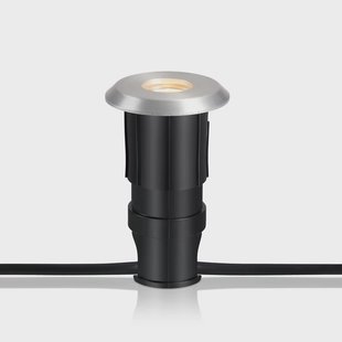 Garden 24 Decklight inbouwlamp, zilver, licht naar boven, 3W Markslöjd - Modern - Metaal - 1 lamp