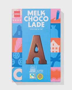 HEMA Chocoladeletter melk A 140g