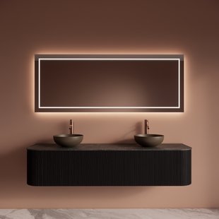 Badkamermeubelset Gliss Design Alluro 180 cm Black Veneer