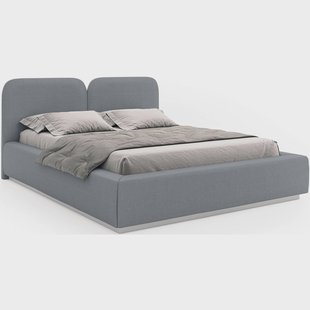 Bedframe Cremona chenille 140 x 200 cm met verlichting en opbergruimte | Selsey Design