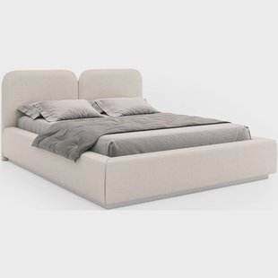 Bedframe Cremona chenille 160 x 200 cm met verlichting en opbergruimte | Selsey Design