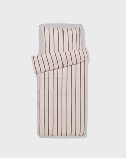 HEMA Dekbedovertrek 140x200/220cm zacht katoen strepen (multi)