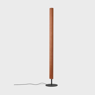 Flos Seki-han staande lamp 226 cm Heat treatened ash-black metal