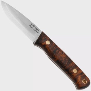 Casström Woodsman Järv 10870, Curly Birch Wood, bushcraftmes, Roger Harrington design