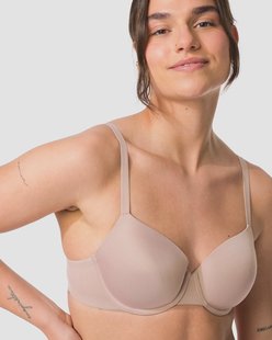 HEMA Voorgevormde bh met beugel beige (beige)