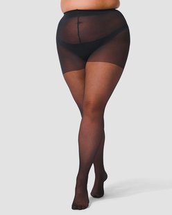 HEMA Panty 20denier curvy anti-ladder zwart (zwart)
