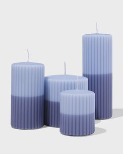 HEMA Stompkaars rib blauw (blauw)