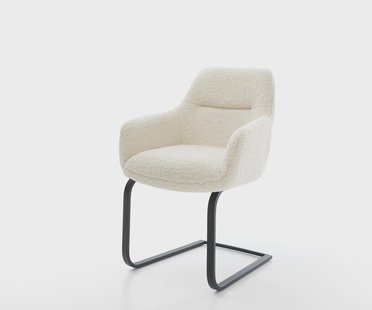 DELIFE Sledemodel Pejo-Flex teddy beige sledemodel vlak zwart pocketveer kern