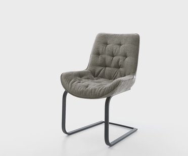 DELIFE Sledemodel Taimi-Flex bouclé zacht mud sledemodel vlak zwart