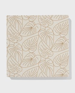 HEMA Servetten 33x33cm papier botanisch - 20 stuks