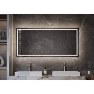 Spiegel Martens & Meijer München Fade 100x70 cm met Directe & Indirecte Verlichting Rondom, Incl. Verwarming & Dimbare Touch