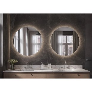 Spiegel Martens & Meijer Rotondo 140 cm met Indirecte Verlichting Rondom, Incl. Verwarming & Dimbare Sensor