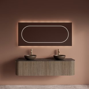 Badkamermeubelset Gliss Design Alluro 160 cm Corn Silk