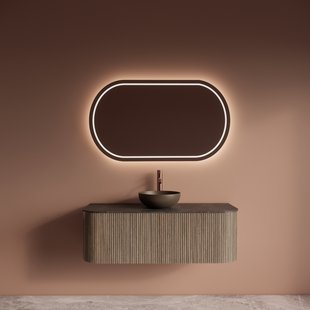 Badkamermeubelset Gliss Design Alluro 120 cm Corn SIlk