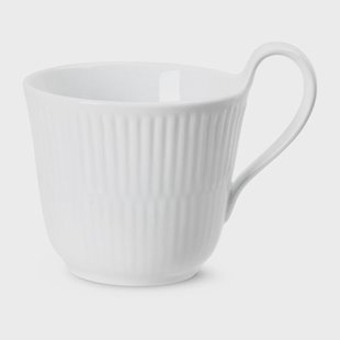 Royal Copenhagen White Fluted mok met hoog oor 25 cl