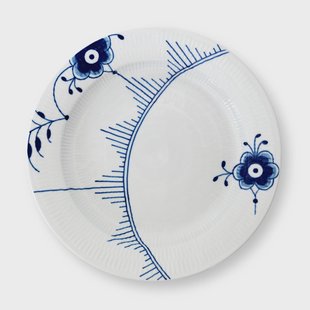 Royal Copenhagen Blue Fluted Mega bord 2 Ø33 cm