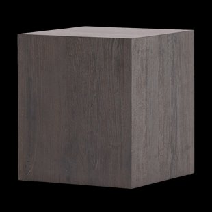 Zayn vierkante bijzettafel bruin - 40 x 40 cm