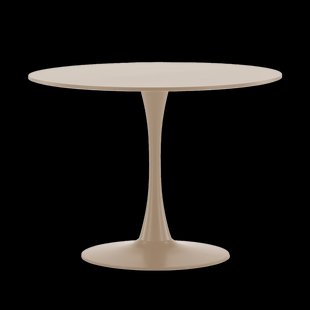 Amy houten eettafel beige - Ø100 cm
