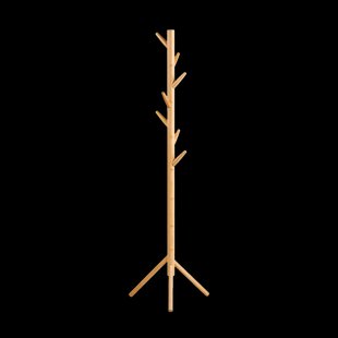 Guss bamboe staande kapstok naturel - 163 x 50 cm