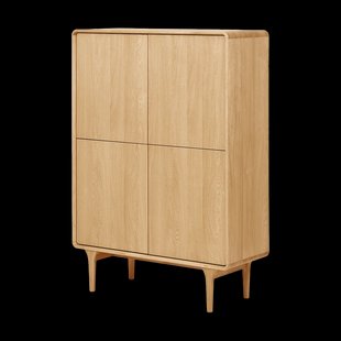 Mels eikenhouten kledingkast naturel - 140 x 45 cm