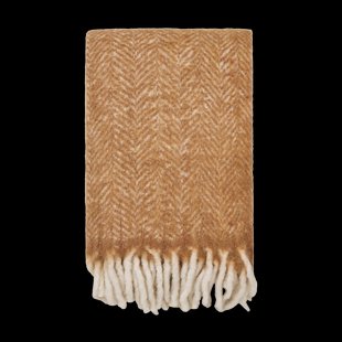 Bo plaid licht bruin - 170 x 130 cm