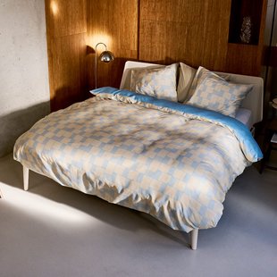 Auping Seaside Grid Dekbedovertrek - 240 x 220 cm - 100% duurzaam katoen