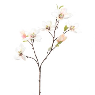 Kunstbloem Magnolia - Creme - 83 cm
