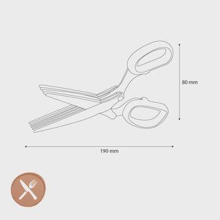 GEFU - Kruiden- en keukenschaar