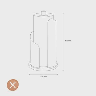 GEFU - Keukenrolhouder