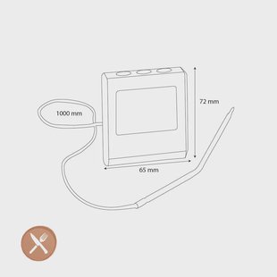 GEFU - Digitale braadthermometer