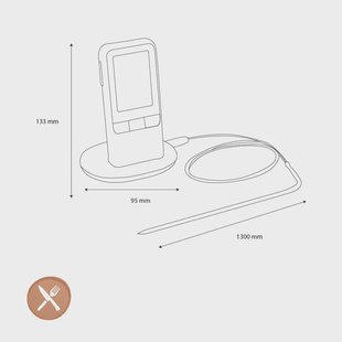 GEFU - Digitale draadloze braadthermometer