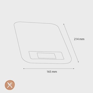 GEFU - Keukenweegschaal