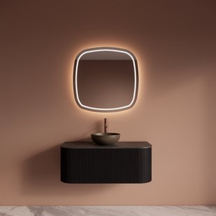 Badkamermeubelset Gliss Design Alluro 100 cm Black Veneer