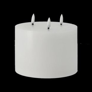 Scandi Essentials Bright Melt blokkaars LED met 3 lonten 13 cm Wit