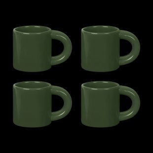 Hem Bronto espressokopje 10 cl 4-pack Green