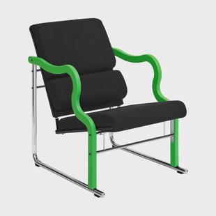 Hem Experiment 501 loungefauteuil Green-black