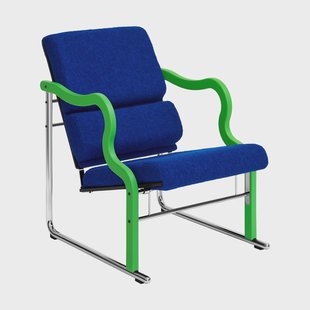 Hem Experiment 501 loungefauteuil Green-ultramarine