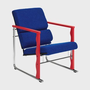 Hem Experiment 503 loungefauteuil Red-ultramarine