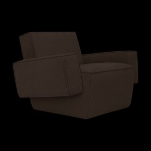 Hem Hunk loungefauteuil met armleuningen Chocolate
