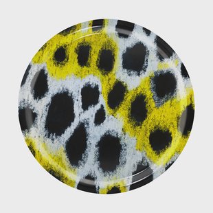 Hem Monster dienblad Medium Ø49 cm White-yellow-black