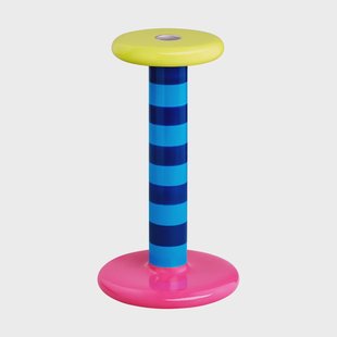 Hem Pesa kandelaar High 23 cm Sky blue-night blue stripe