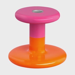 Hem Pesa kandelaar Low 11 cm Magenta-orange