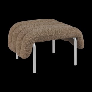 Hem Puffy ottoman 58x67 cm Sawdust-roestvrij staal