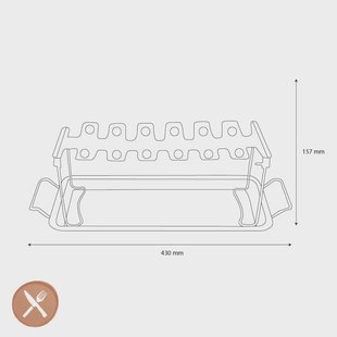 GEFU - Kippenboutenhouder BBQ